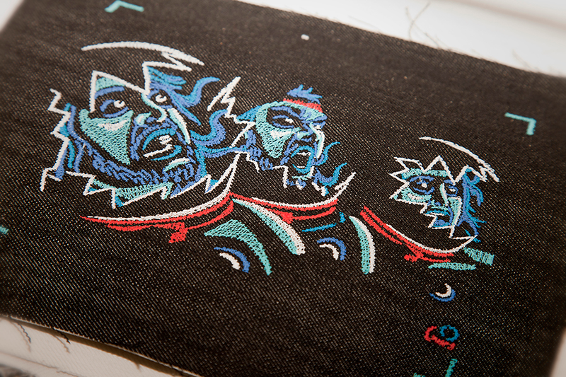 Illustration for article titled Every frame in this stop-motion music video is embroidered